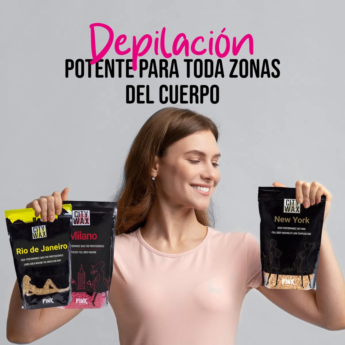 NEW YORK CITY WAX Cera para depilación 1kg - Depilación suave de cuerpo completo a partir de 2 mm de longitud de cabello con perlas de cera de calidad profesional - Frijoles de cera - Bikini brasileño