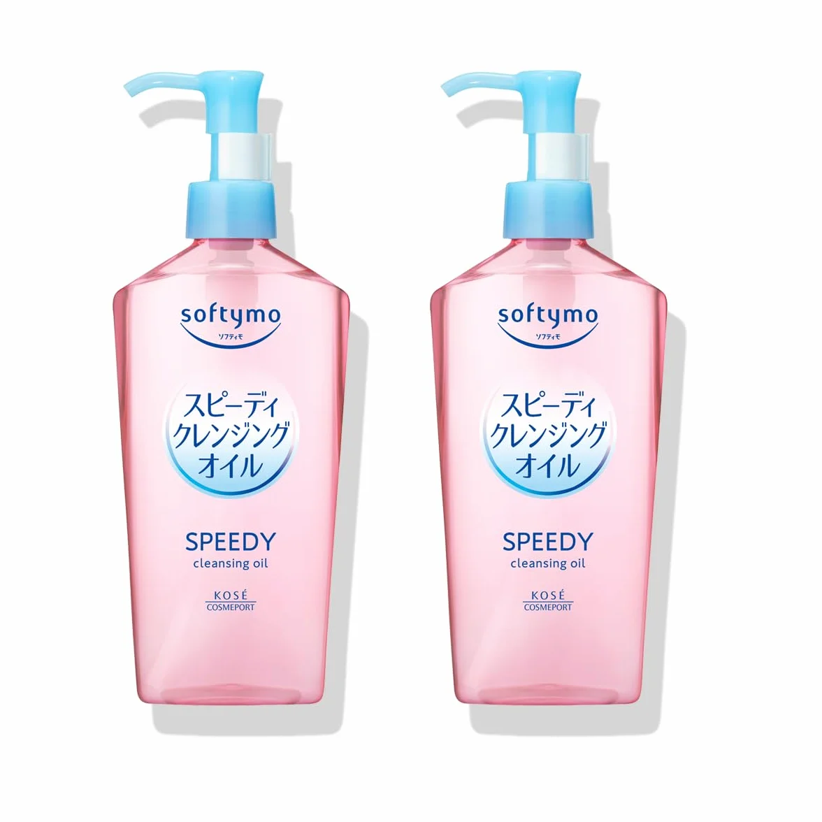 Kose Cosmeport Softymo Speedy Make-up Cleansing Oil 230 ml – Juego de 2