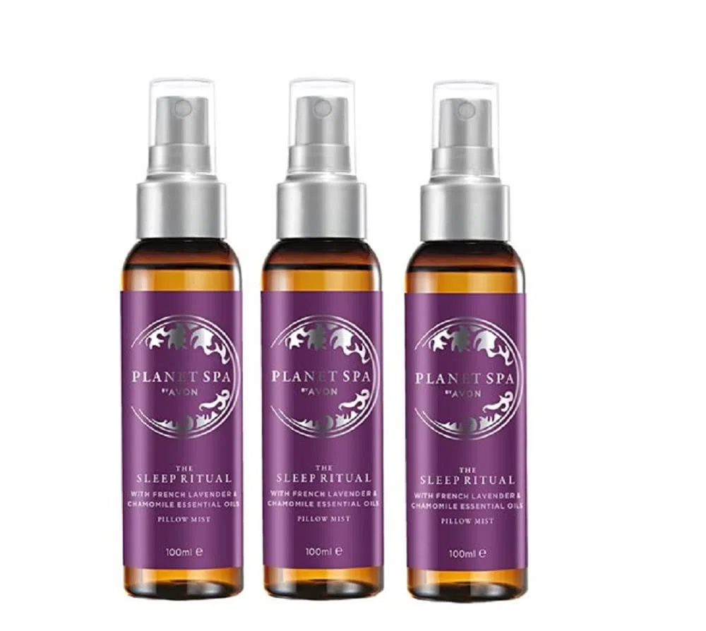 Paquete de 3 almohadas Planet Spa Sleep Ritual Mist – 3 x 100 ml por Avon