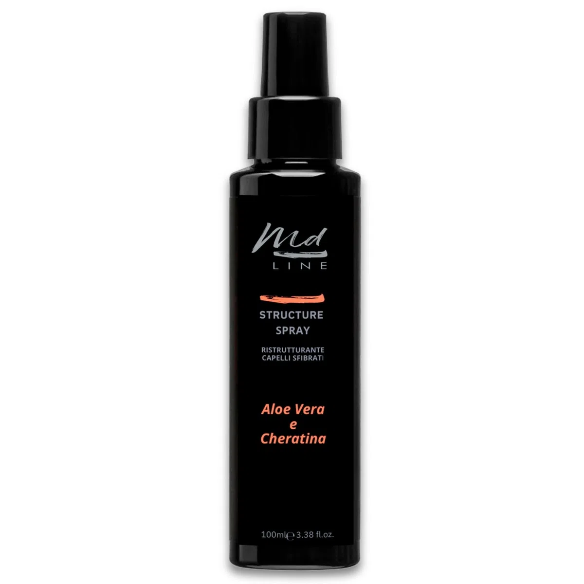 Acondicionador Sin Aclarado Spray Tratamiento Desenredante para Cabello Dañado con Queratina Reparadora Antiencrespamiento con Argán y Aloe Efecto Alisante, Brillante y Nutritivo