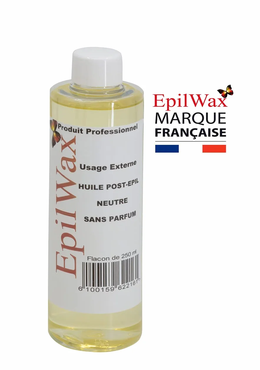 EpilWax - Kit de reposición con: 12 cartuchos Aloè vera Roll-on, 1 paquete de 100 tiras no tejidas para la depilación y 1 botella de 250 ml de aceite neutro para después de la depilación (Aloé vera)