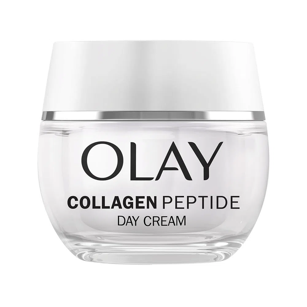 Olay Collagen Peptide Crema de Día Hidratante Facial, Con Niacinamida y Vitamina E. Cuidado Well-aging de la Piel: Fortalece, Restaura, Hidrata, 50ml
