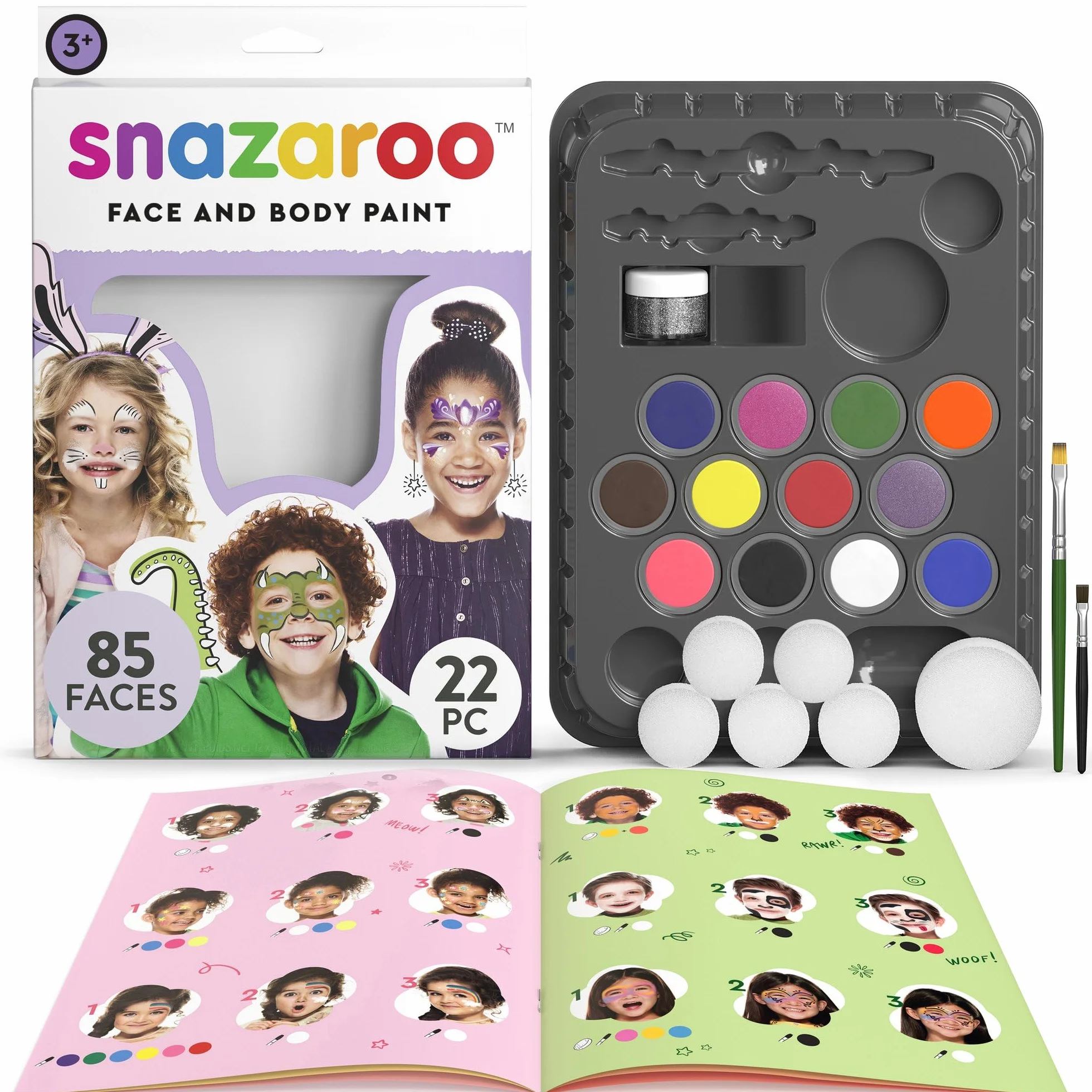 Snazaroo Ultimate Party Pack - Set de Maquillaje de Fiesta