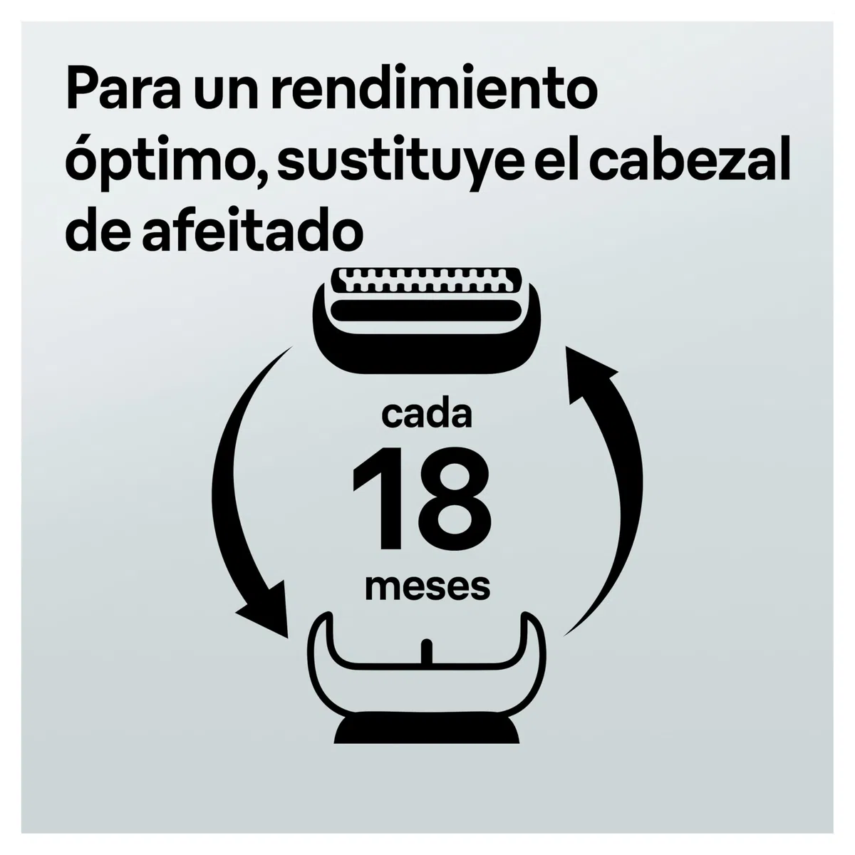 Braun Series 8 Cabezal De Recambio 83m Para Afeitadora Eléctrica, Compatible Con Las Afeitadoras Series 8, Plata