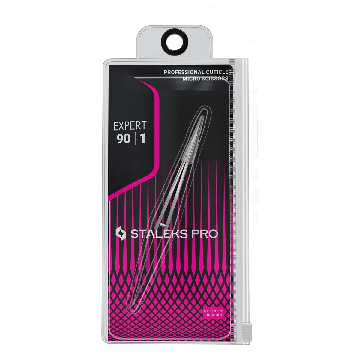 STALEKS PRO Expert 90 tipo 1, tijeras para cutículas, herramienta de manicura SE-90-1
