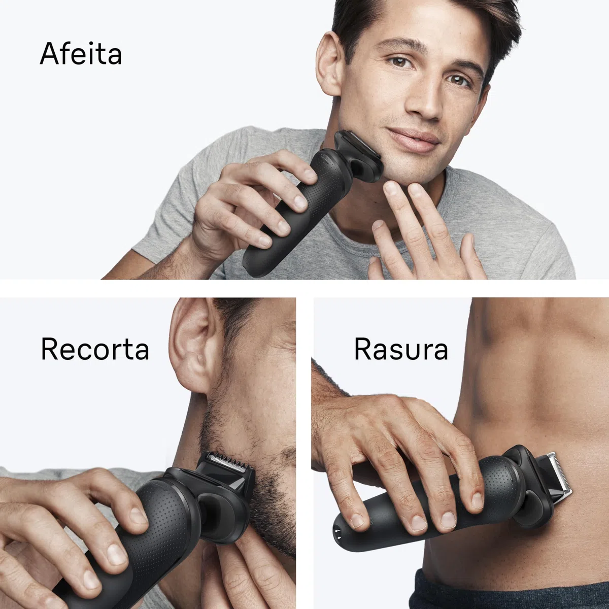 Braun Series 5 Afeitadora Eléctrica Hombre, 52-N7650CC, Negro | Máquina de Afeitar En Seco Y Mojado, 50 Min de Uso, con Centro de Limpieza Y 2 Accesorios de Rasurado