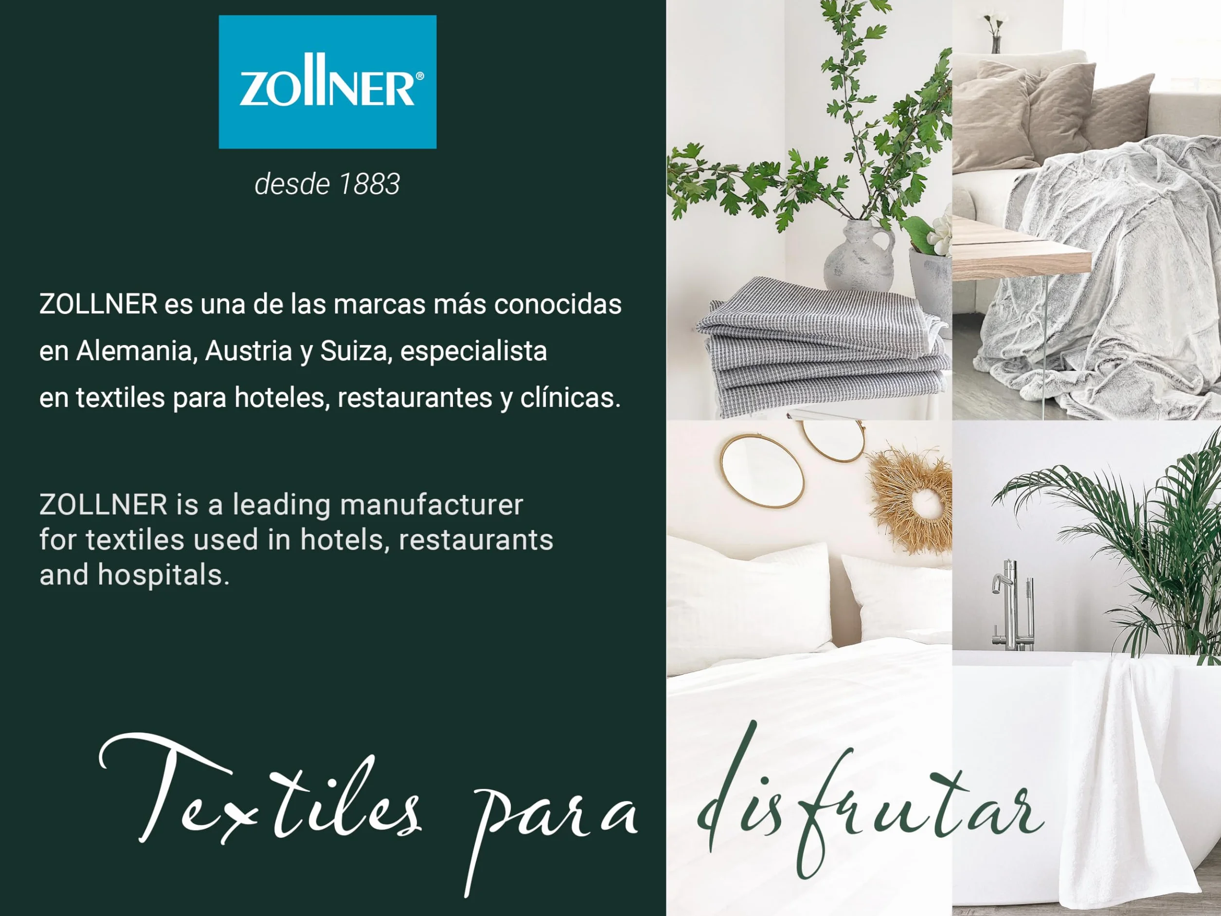 ZOLLNER Set de 10 pantuflas de terciopelo 100% poliéster, 587