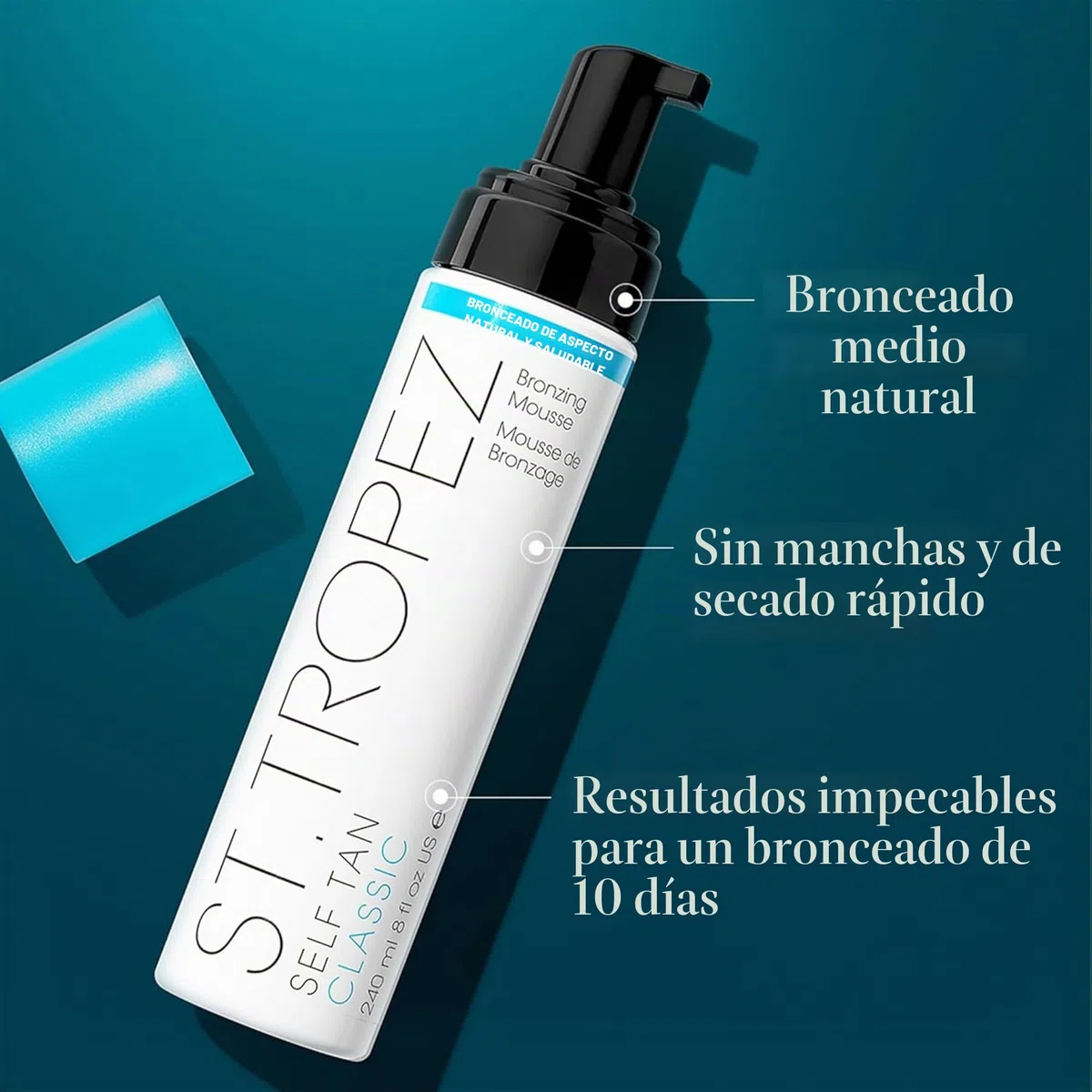 ST.TROPEZ Self Tan Bronzing Mousse Autobronceador - Todos los tonos, Dorado, 240 ml