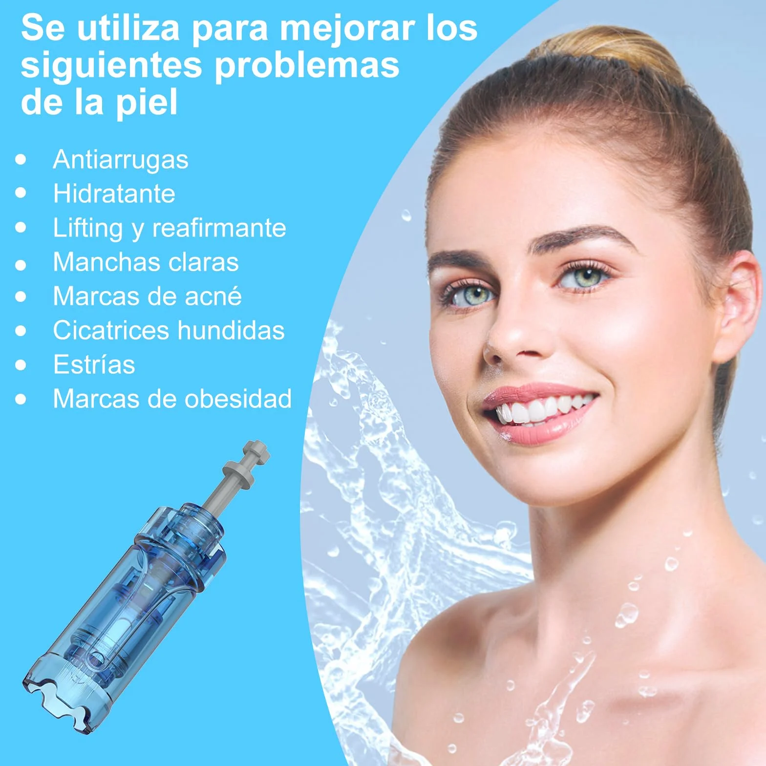10 cartuchos de microneedling de 12 pines, diseñados para lápiz de microagujas dr pen Ultima M8S A8S A9, utilizado para cicatrices de acné, cicatrices profundas y estrías