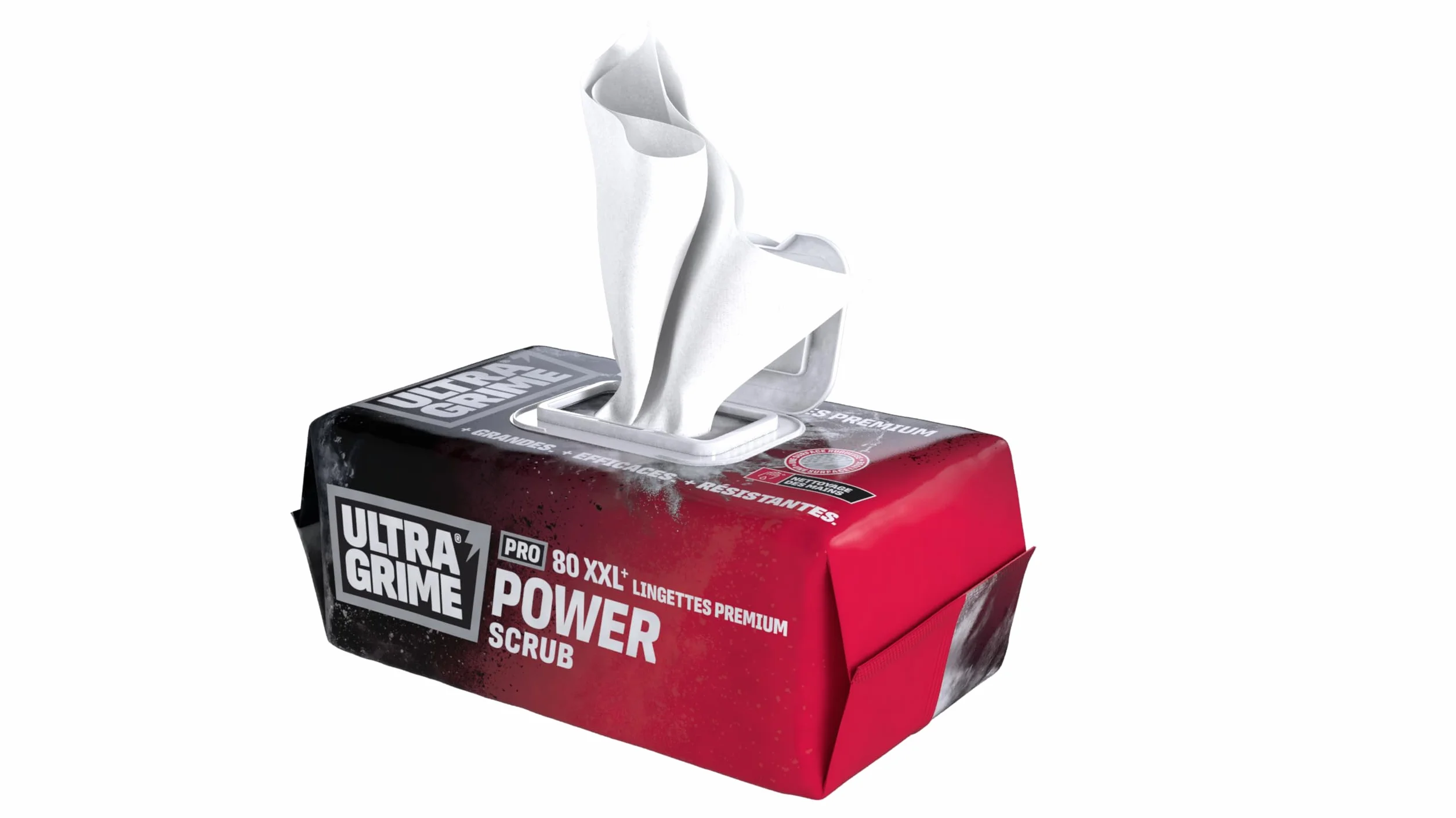 UltraGrime PRO Power Scrub Clothwipes