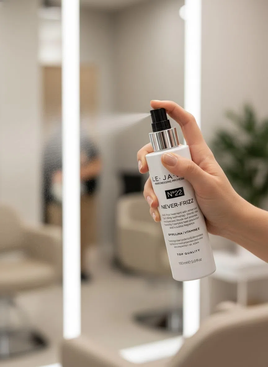 LEJAVINI N22 Spray Anti Frizz para Antiencrespamiento Cabello – Bruma Anti Frizz Pelo con Protección Térmica, Control de Humedad, Suavidad y Acabado Liso para Peinados Duraderos