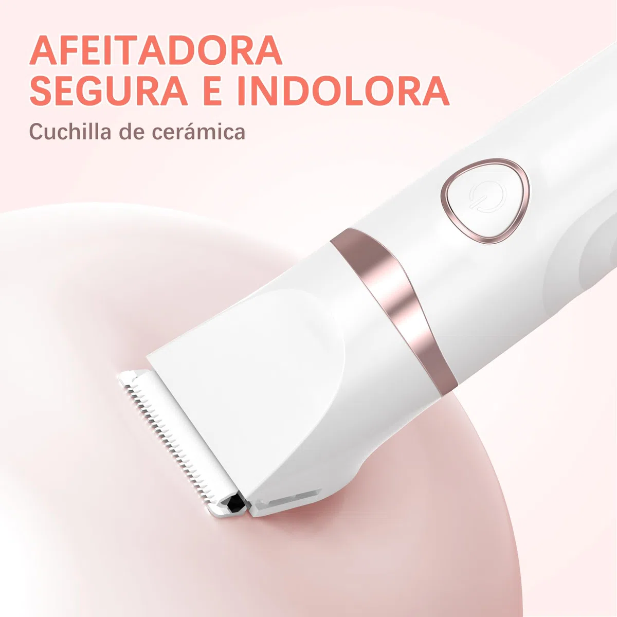 Afeitadora Eléctrica Mujer, MAXGROOM Set de Depiladora Electrica 3 en 1 para Mujer, IPX6 Utilizable en seco/mojado Recortadora Corporal Mujer, Apto para Facial, Cuerpo y Las Zonas íntimas