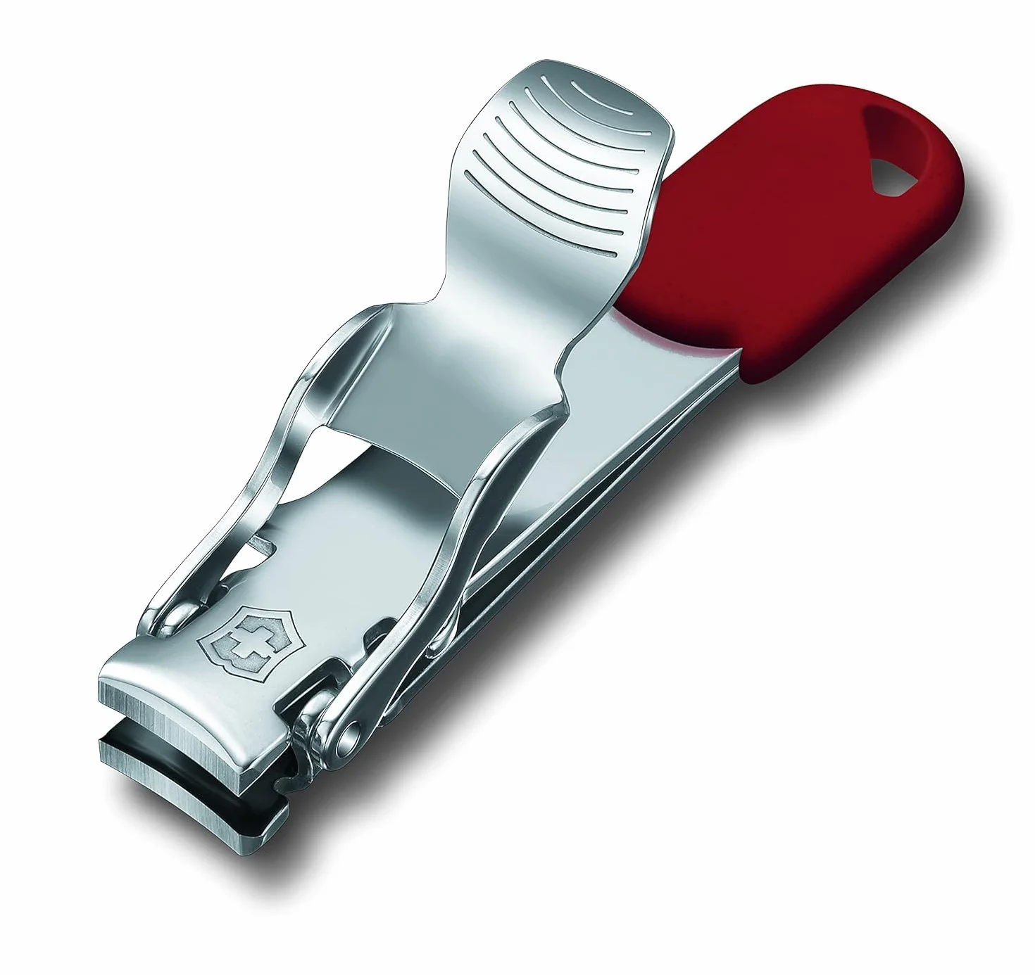 Victorinox Nail Clipper Cortaúñas con 2 funciones, cortaúñas y agujero para colgar un cordón, de color rojo