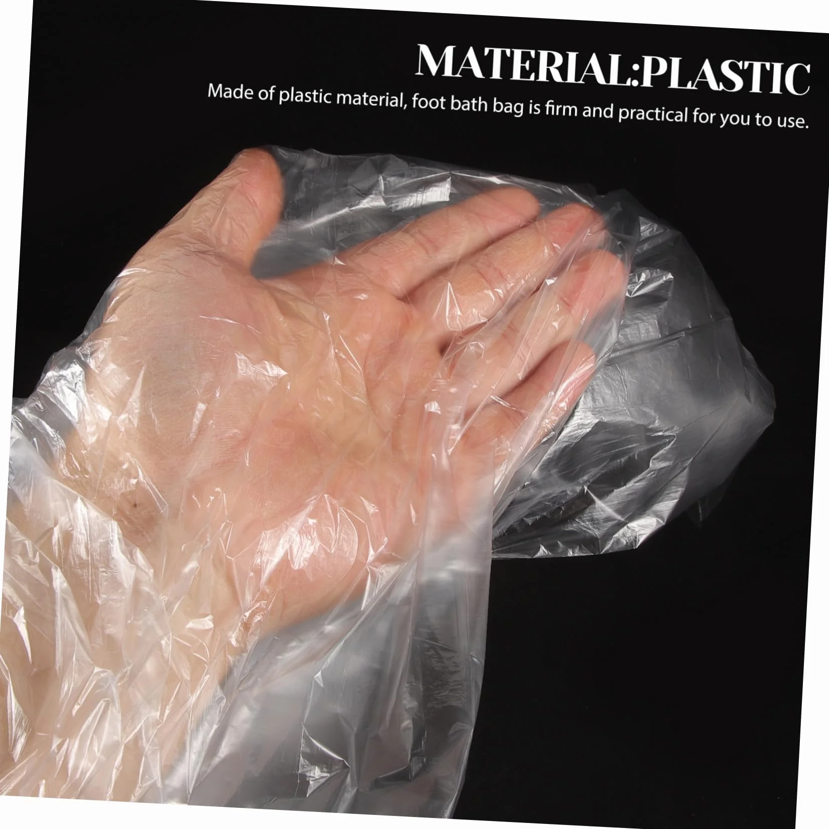 80 bolsas desechables para baño de pies, impermeables, para spa, bandeja para pies, práctica pedicura, Reutilizable, para salón y hogar, ligera, transpirable, sin esfuerzo de instalación