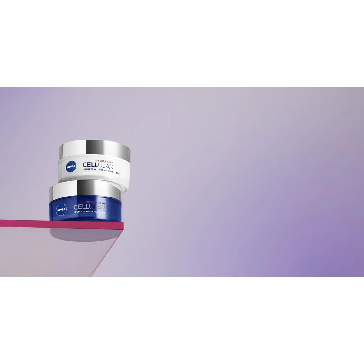 NIVEA Paquete de 2 - Crema de Día y Noche Cellular Filler 2 x 50 ml