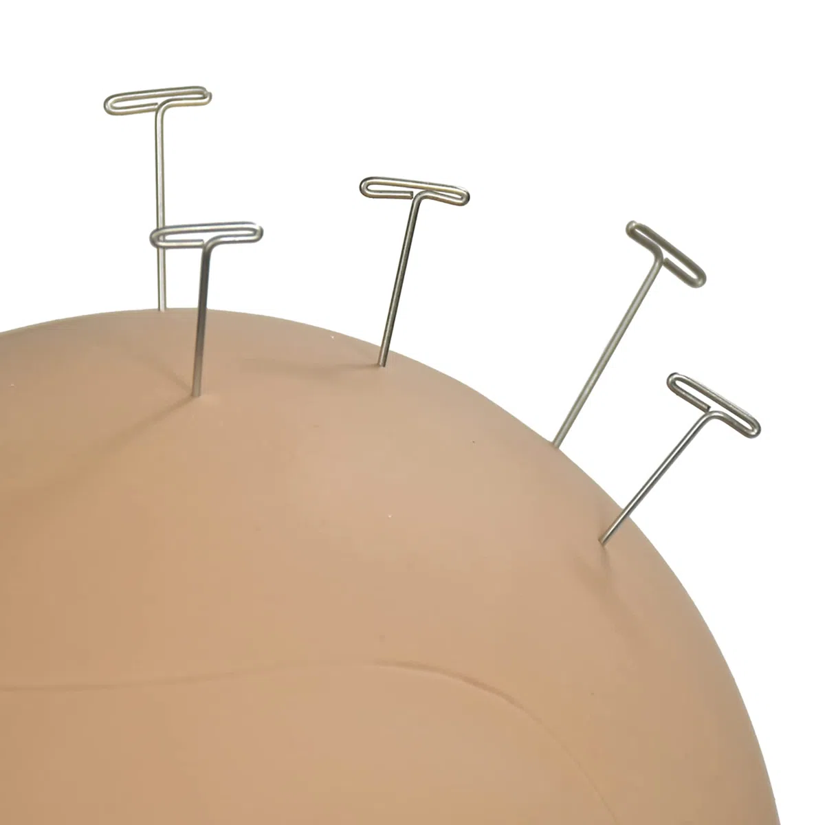 Cabeza de maniquí de entrenamiento femenino calvo para hacer pelucas y exhibición con abrazadera gratis
