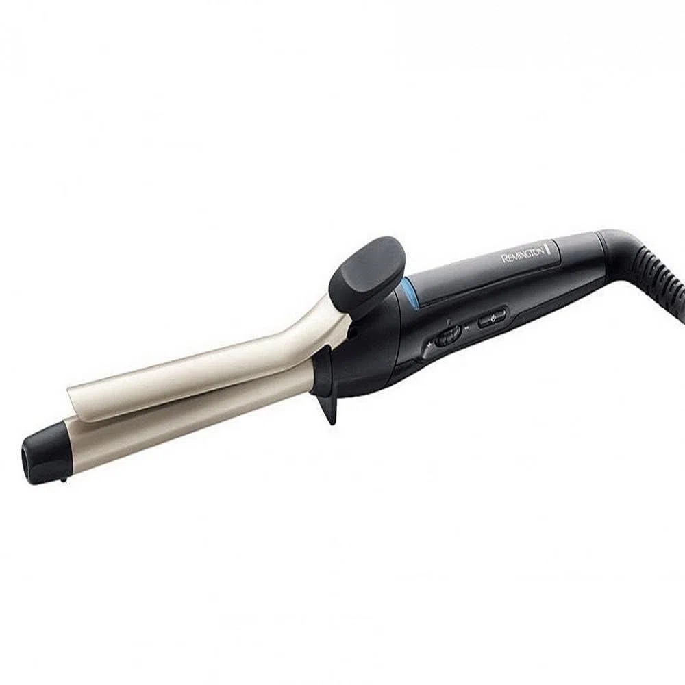 Remington Rizador de Pelo Pro Spiral Curl, Ondulador de Pelo con Pinza de 19 mm, Crea Rizos Definidos, Cerámica Anti-estática, Turmalina, Iónico, 8 Temperaturas hasta 210°C, Punta Fría, CI5319