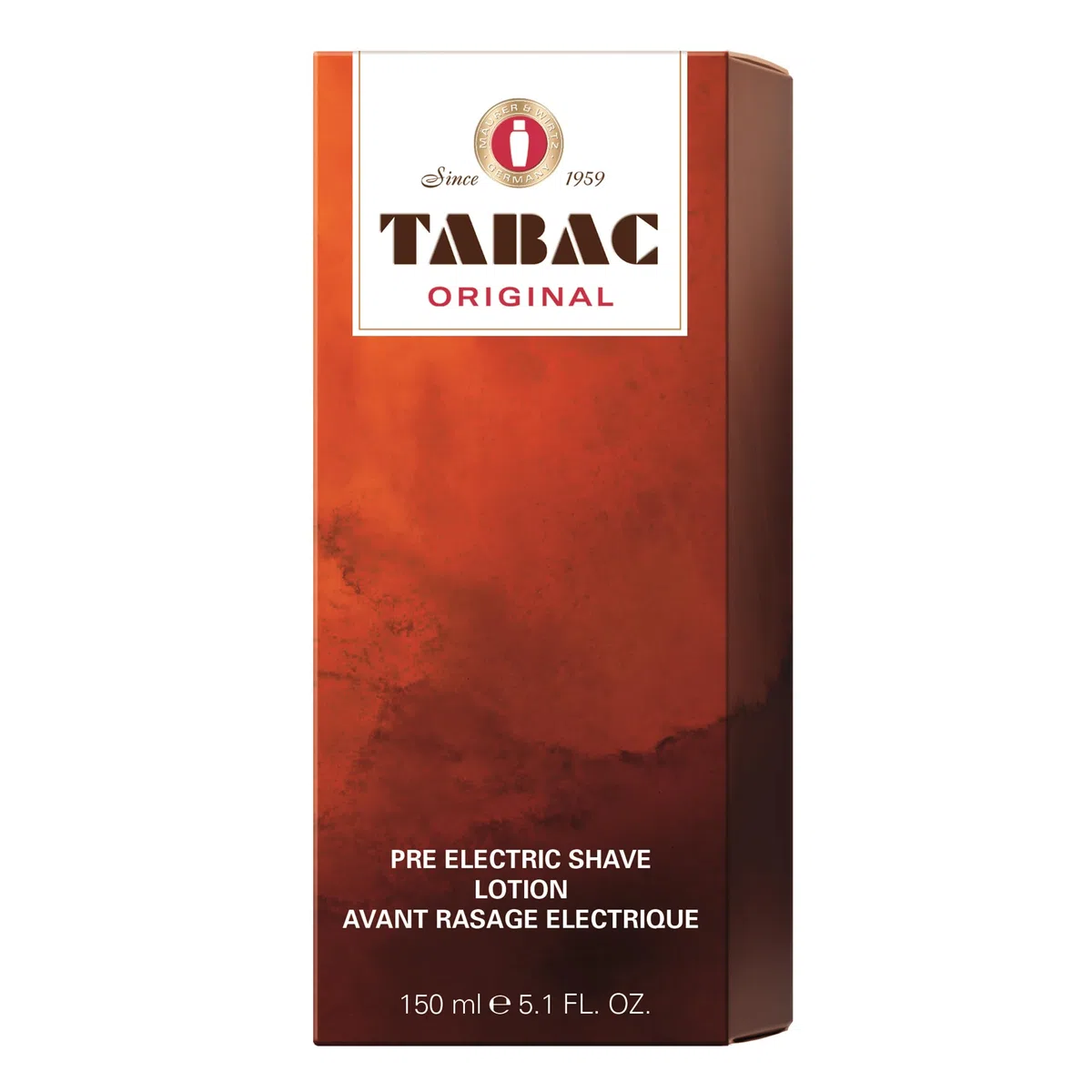 Tabac® Original | Loción de preafeitado para maquinilla eléctrica - prepara la piel antes del afeitado con maquinilla eléctrica - con el aroma del original | 150 ml