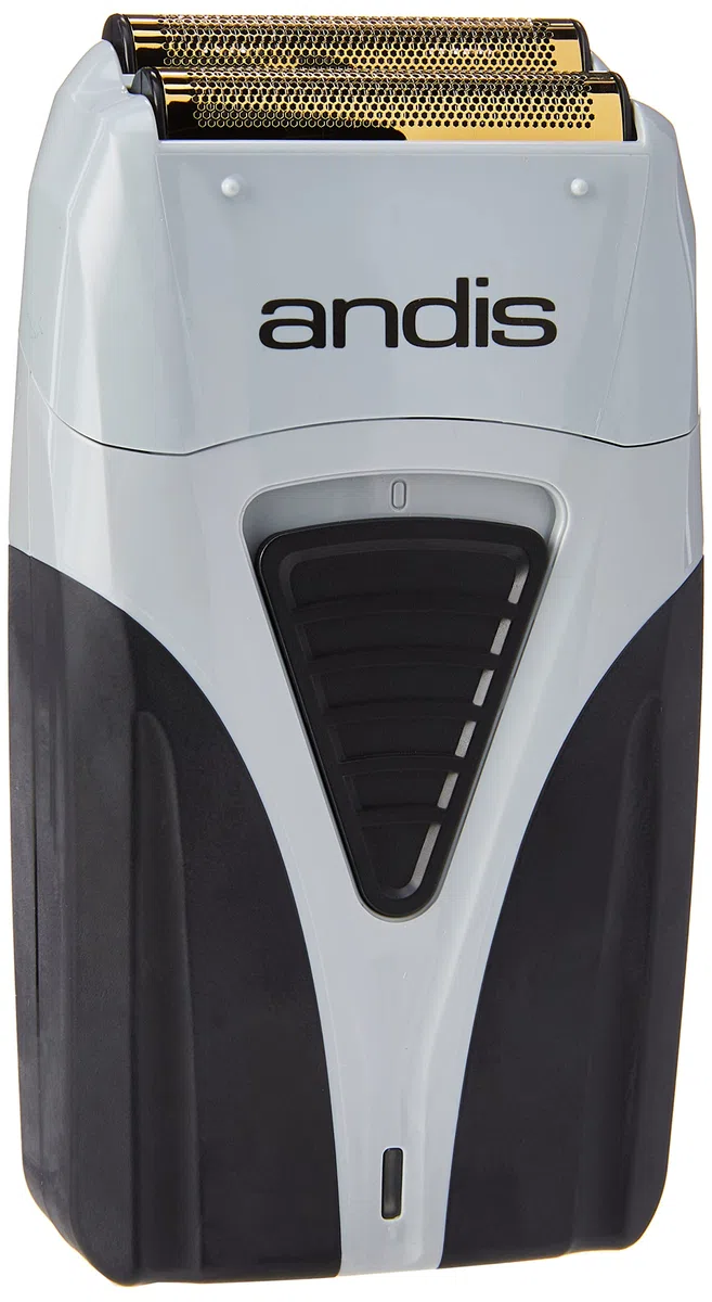 Andis ProFoil Lithium Plus - Maquinilla de Afeitar con Estación de Carga, Unisex, adulto, color Gris y Negro