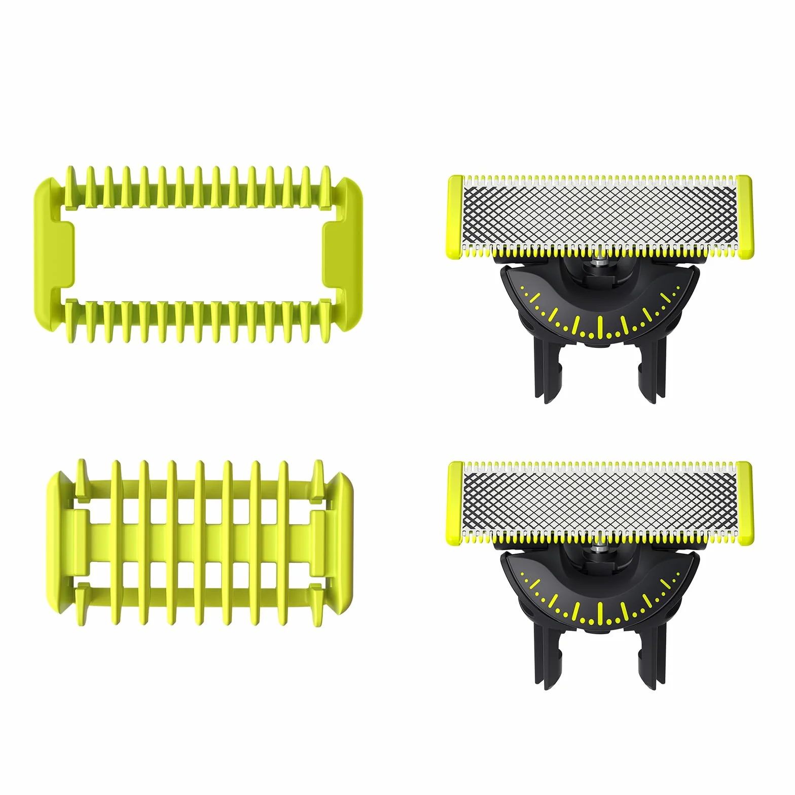 Philips Auténticas Cuchillas de repuesto originales OneBlade 360 para kit de cara/cuerpo, para afeitadora eléctrica OneBlade y recortadora, modelo QP624/50