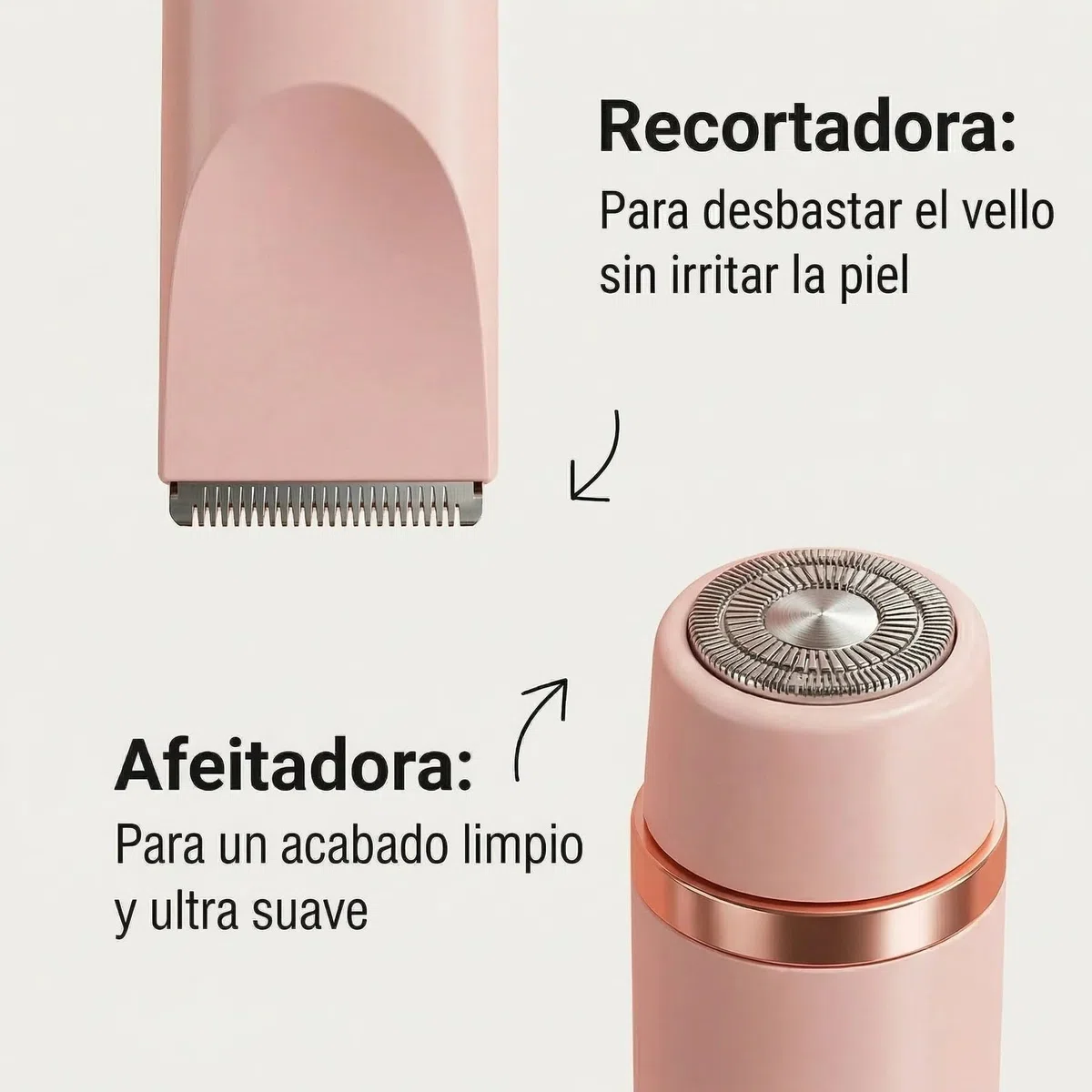 Razerly Maquinilla Mujer, Maquinilla 2 En 1para Bikini Ycuerpo Razerly, Razerly Depiladora, Maquinilla Electrica Femenina Para Zona Intima Axilas Piernas Y Piel Sensible (Azul)