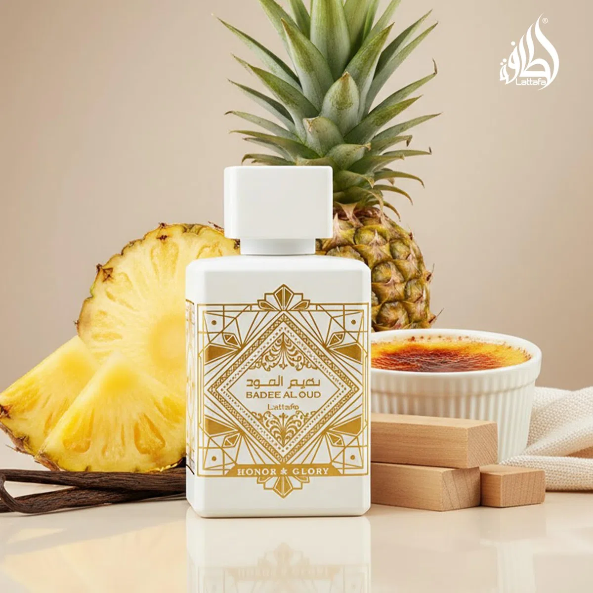 Lattafa Badee Al Oud Honor & Glory Eua De Parfum Nicho Dubái 100ml | Fragancia de larga duración