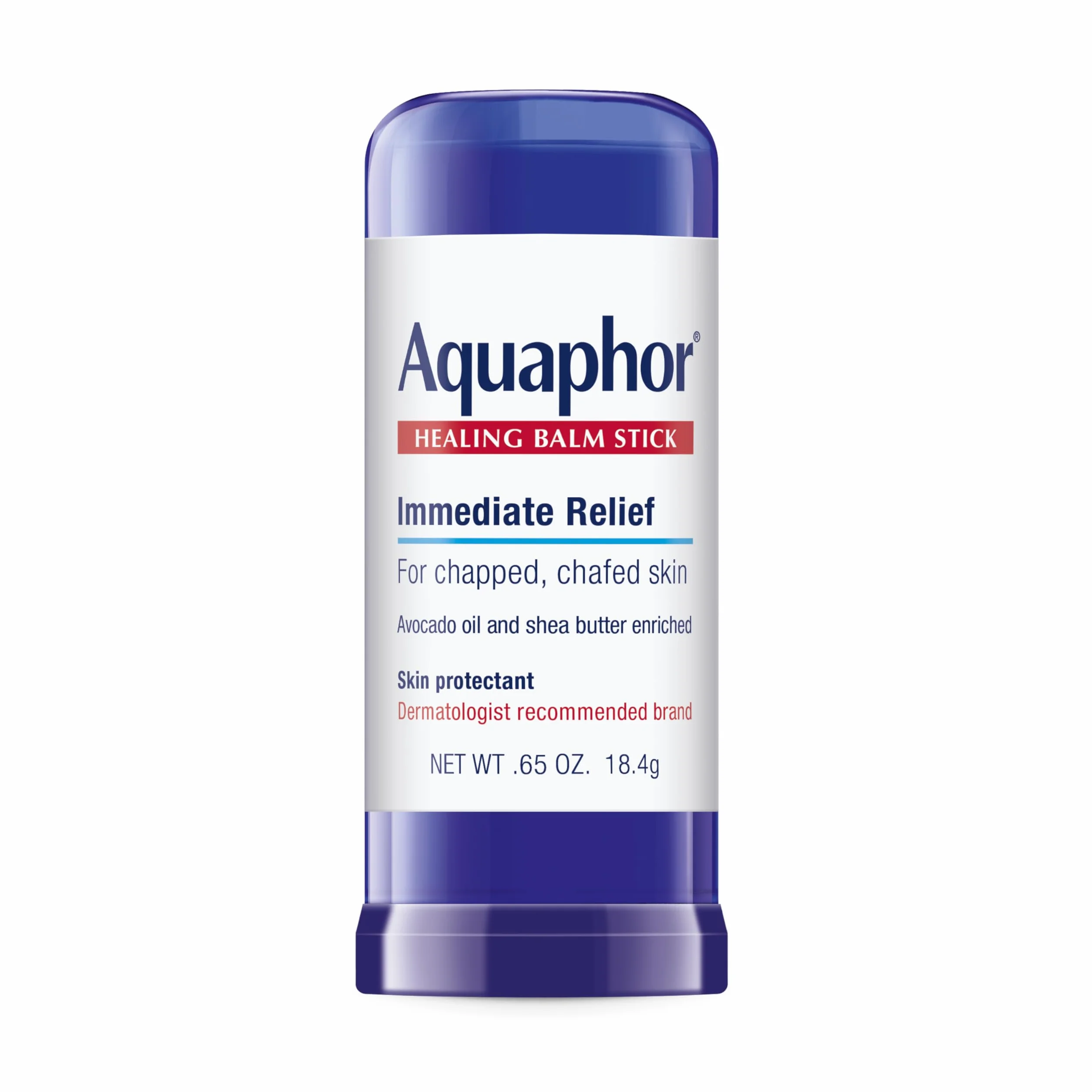 Aquaphor Palillo de bálsamo curativo, protector de piel con aceite de aguacate y manteca de karité, barra de 0,65 onzas