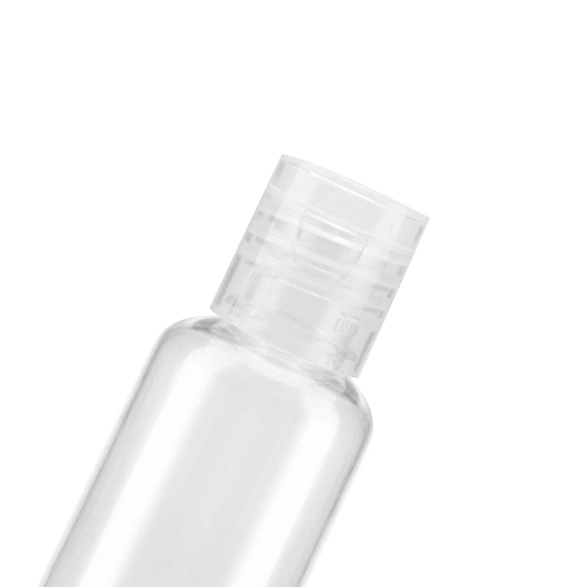 KEILEOHO 80 Botes Rellenables de Viaje Transparentes de 30 ml, con Tapa Abatible, Botellas Pequeñas de Viaje para Rellenar, Recipientes Vacíos para Maquillaje, Muestras