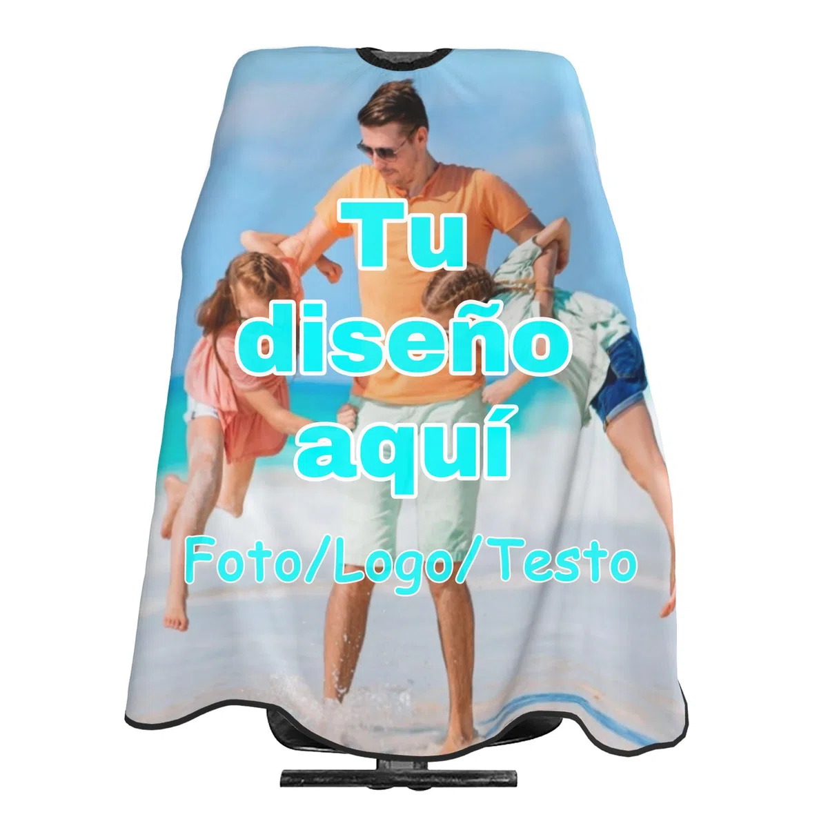 Capa De Peluquero Personalizada Con Foto, Capa De Corte De Pelo Personalizable Para Niño Y Adulto, Delantal De Barbería Con Nombre/Logo Para Salón Y Casa