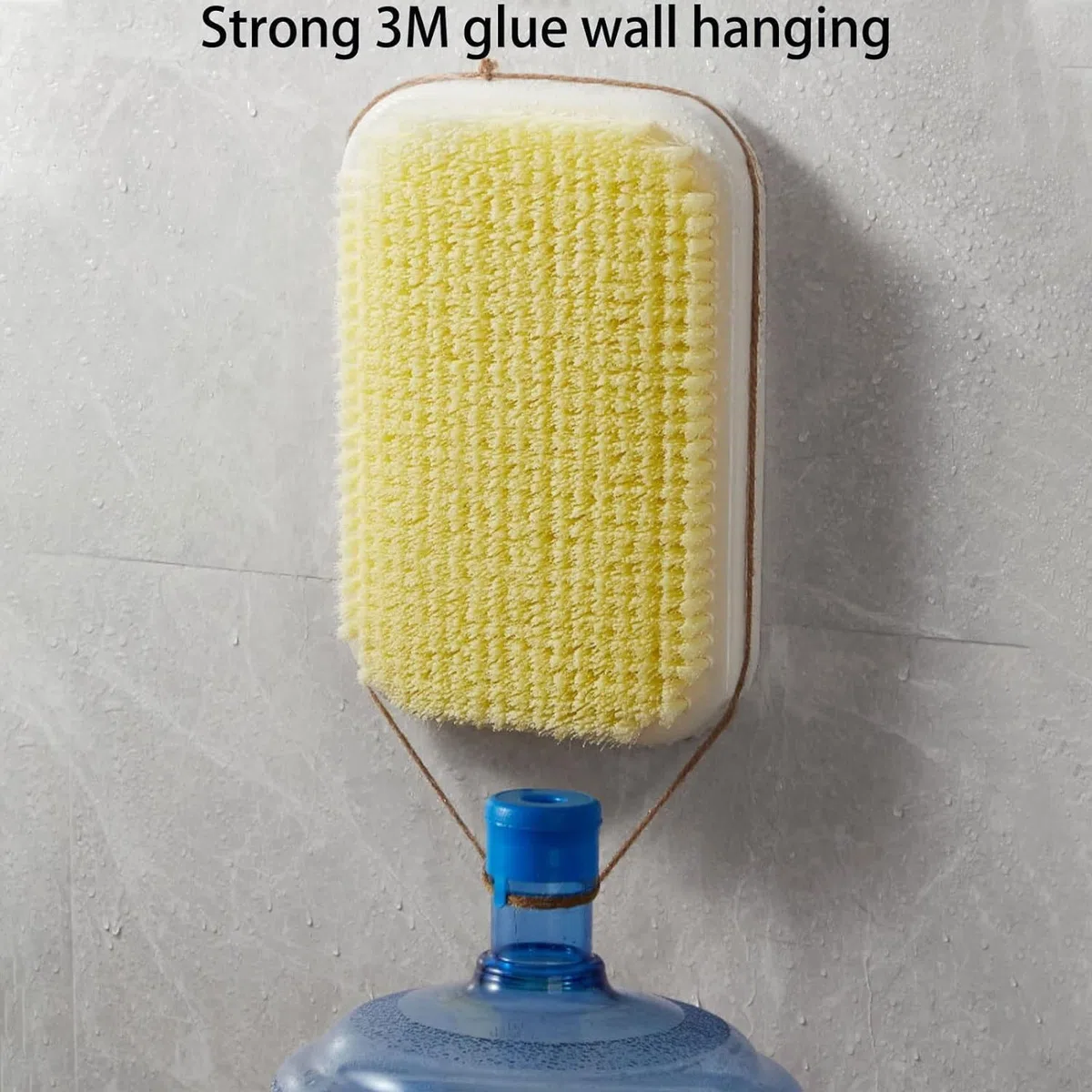 Depurador de espalda de pared, limpiador de espalda para ducha, cepillo de baño de barro para fregar la espalda colgada en la pared, exfoliante y mejora la salud de la piel, adecuado para hombres y