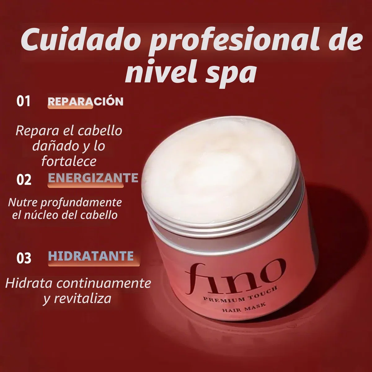 Máscara Capilar Fino Premium Touch Japan 230g, Paquete de 2 | Tratamiento Premium, 7.7 Fl.oz