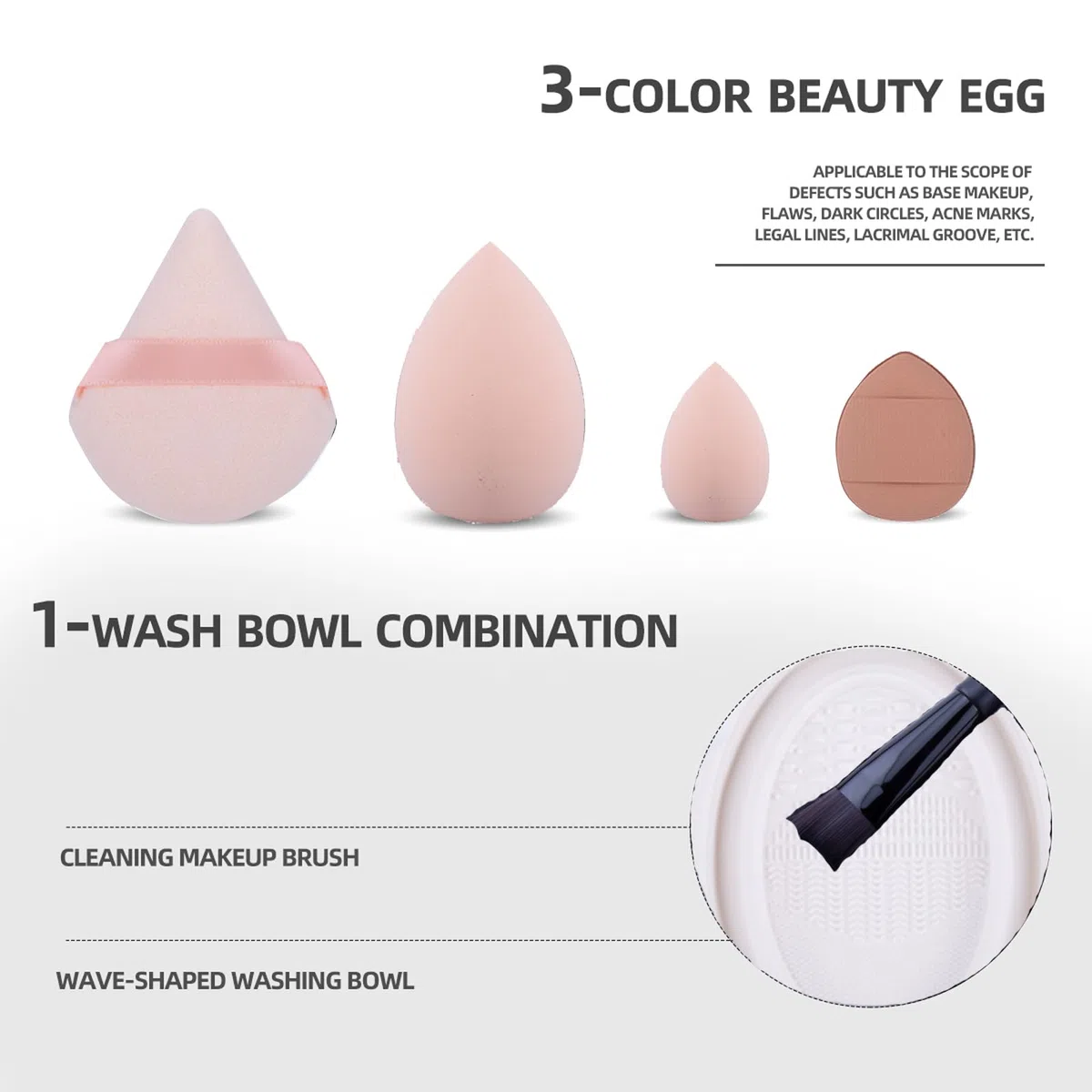 Brocha de Maquillaje Profesional Avanzada, 31 Piezas Juego de Brochas de Maquillaje Profesional Avanzado para Rostro y Ojos Blush Foundation Concealer Powder#3
