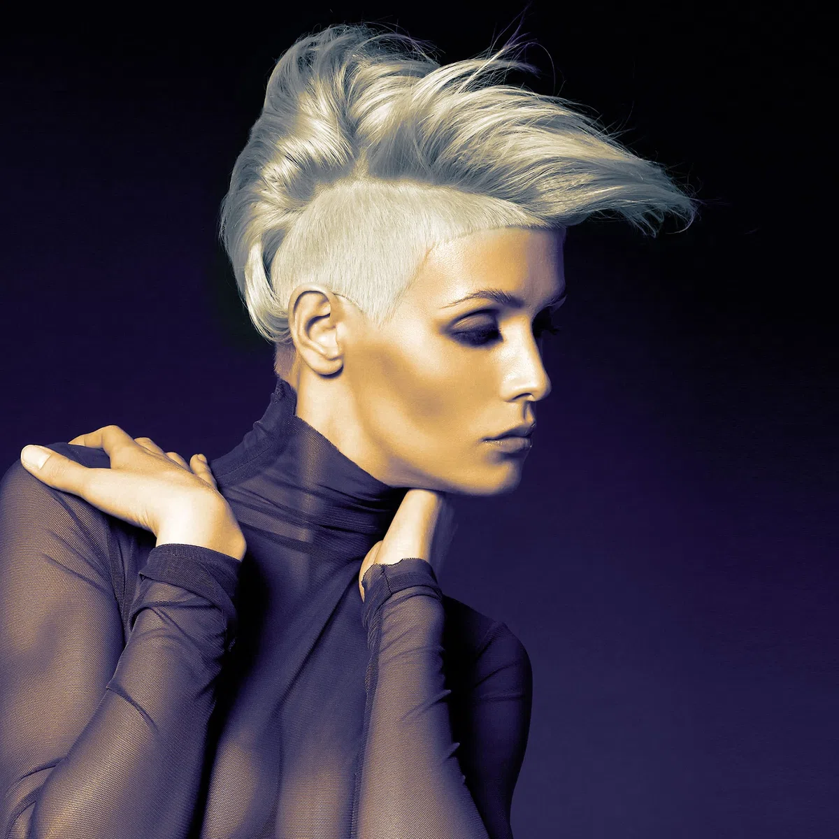 PostQuam - Polvo Decolorante Azul Cool Blonde - Pack 4x500g - Aclara hasta 9 Tonos - Decoloración Profesional para Cabello - Bajo Olor a Amoníaco - Polvo Microgranulado Compacto