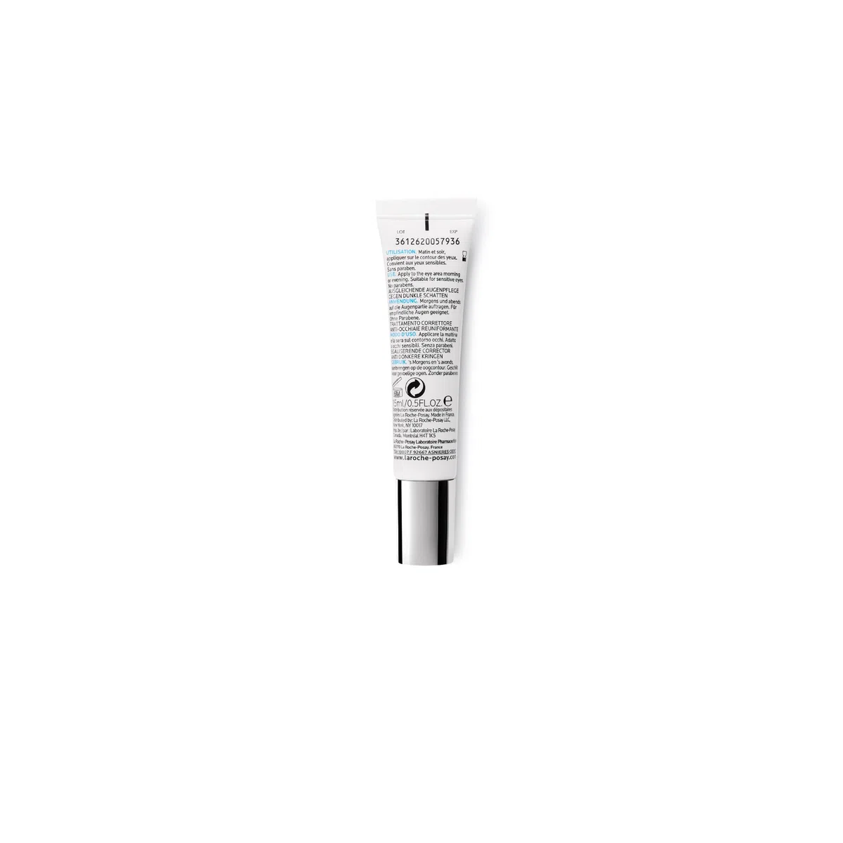 La Roche Posay Corrector anti-ojeras, Tratamiento Dermatológico para el Contorno de Ojos, Piel Más Luminosa y Uniforme, Fórmula con Niacinamida y Cafeína, Pigmentar, 15 ml