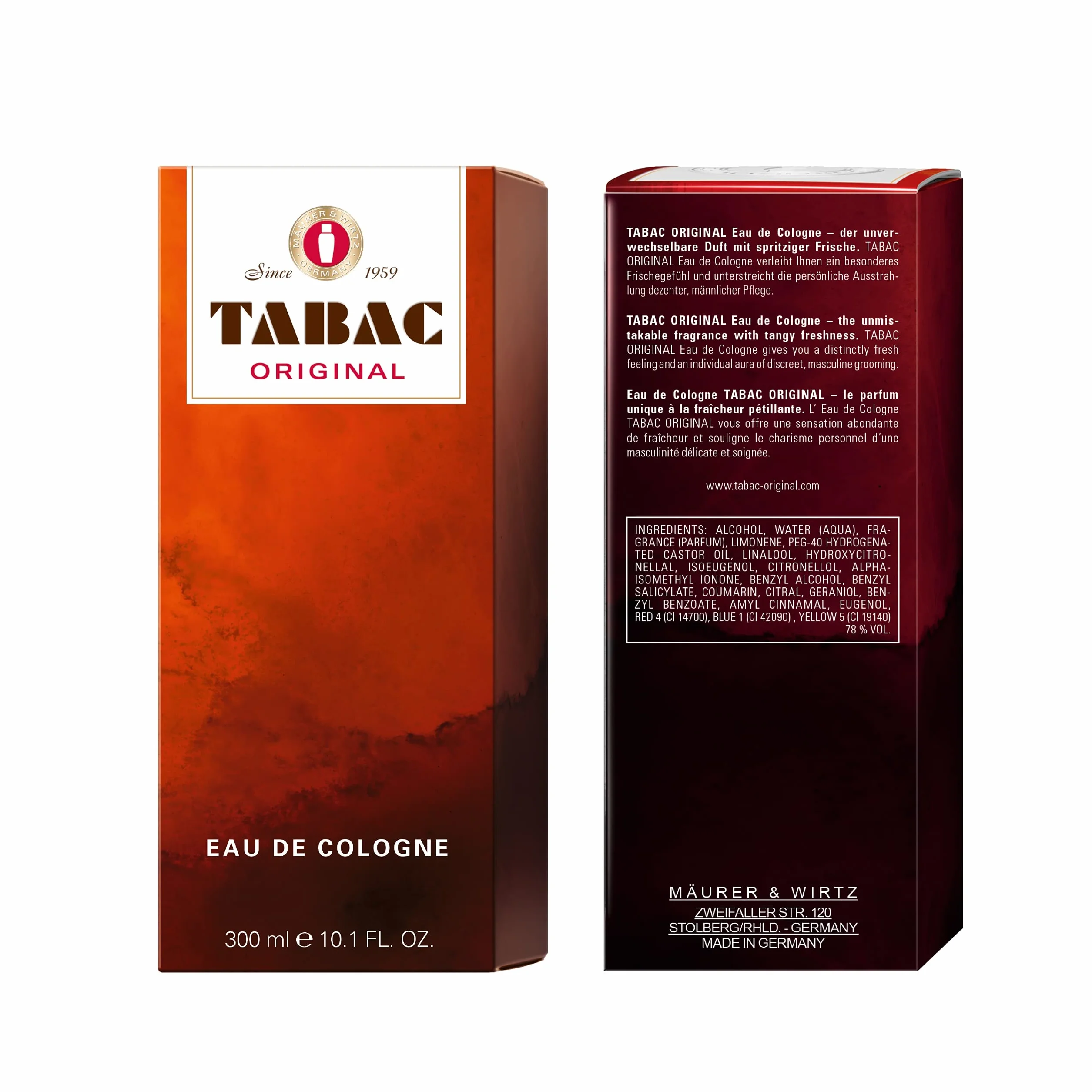 Tabac 4127 - Agua de colonia, 300 ml