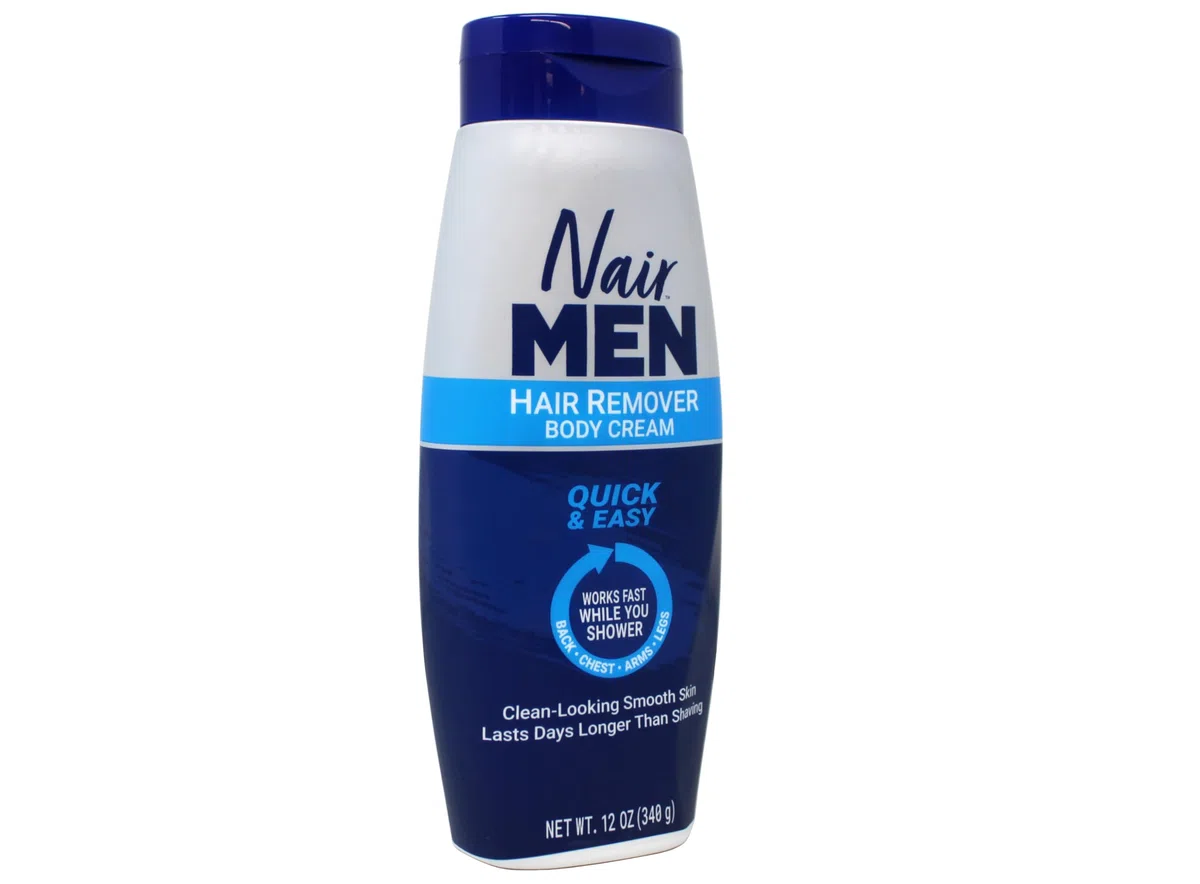 Nair - Crema corporal depilatoria para hombres, 385 ml