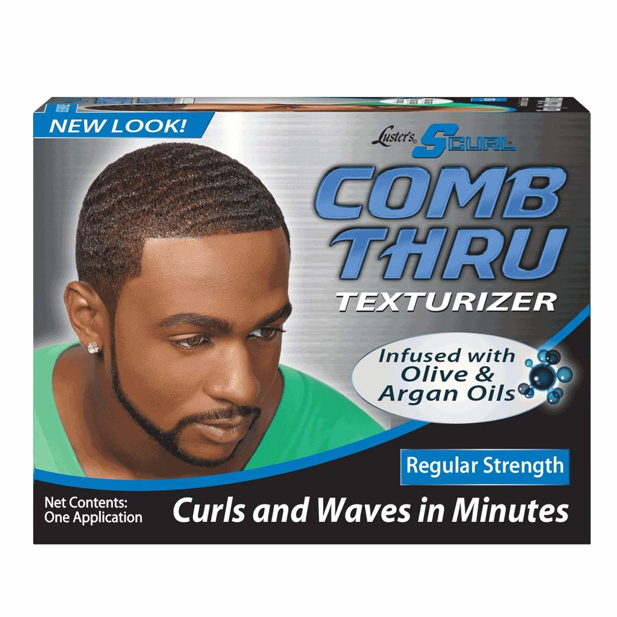 Lusters S Curl Kit Texturizante - Argán - Aceitunas - Aceite - Lisos, ondulados - Infundido con aceite de oliva y argán - Creación de rizos y ondas en pocos minutos