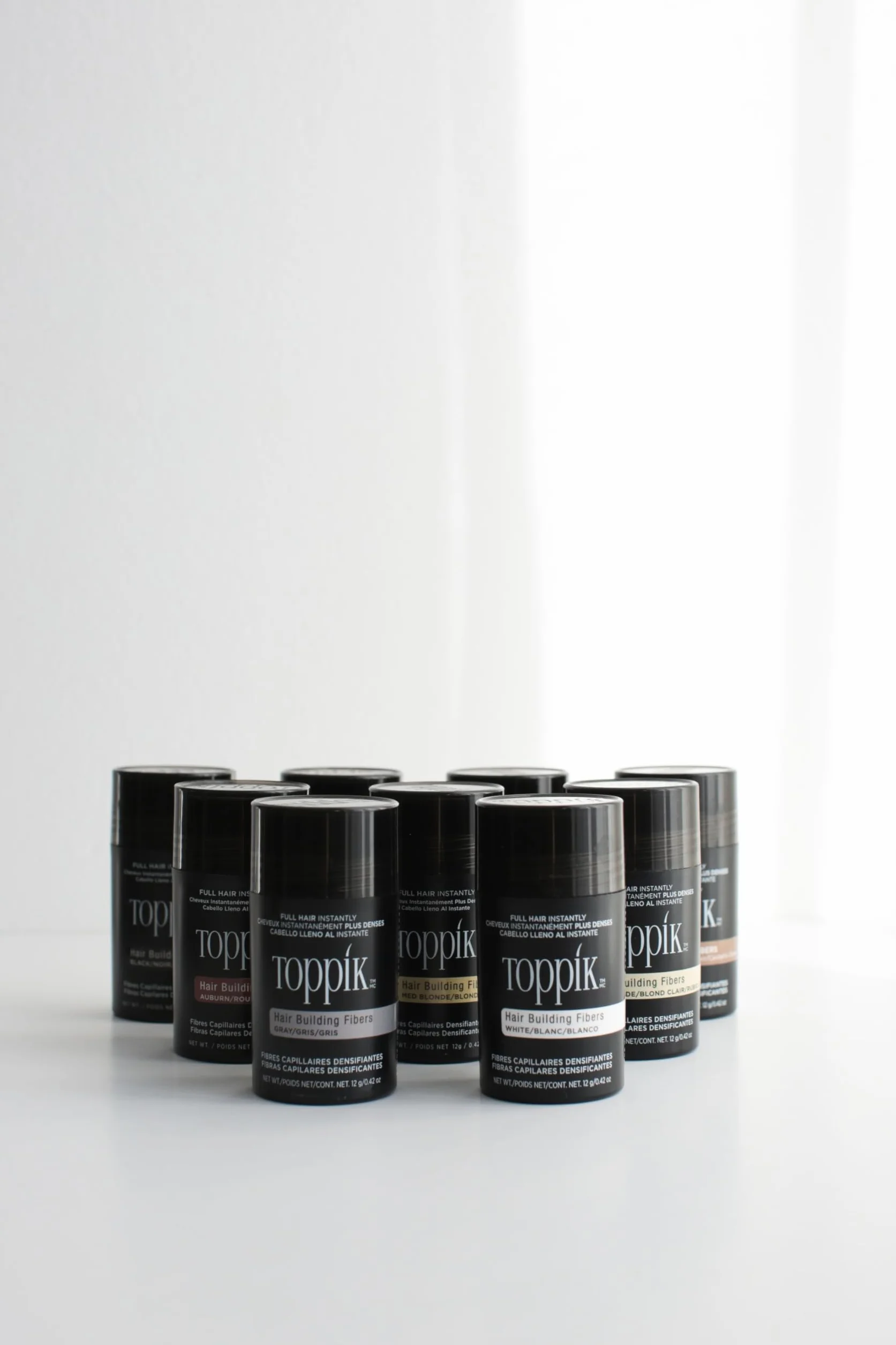 TOPPIK 12 g de fibras capilares, densificador de pelo, color marrón medio