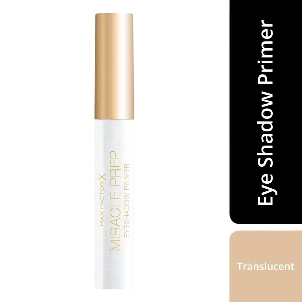 Max Factor Miracle Prep - Base de sombra de ojos, sombra universal, fórmula de larga duración para todos los tonos de piel, 6 ml, transparente, (paquete de 1), 33250063000