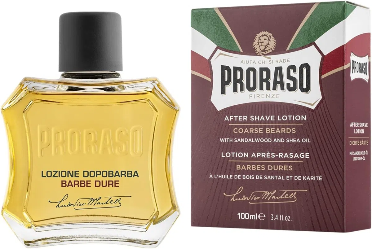 Proraso Vintage Selection, Gama Barbas Duras (pack trío), kit de cuidado barba de lujo con crema de preafeitado, jabón de afeitar en tubo y bálsamo para después del afeitado, Made in Italy