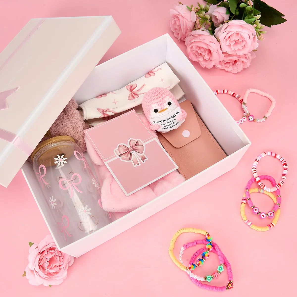 Regalos para Niñas Adolescentes 9 10 11 12 13 14 15 16 Años, Regalo Mujer Cumpleaños Aniversario para Mujer, Regalos Mujers para San Valentin, Navidad, Día de la Madre, Escolarización (Rosa)