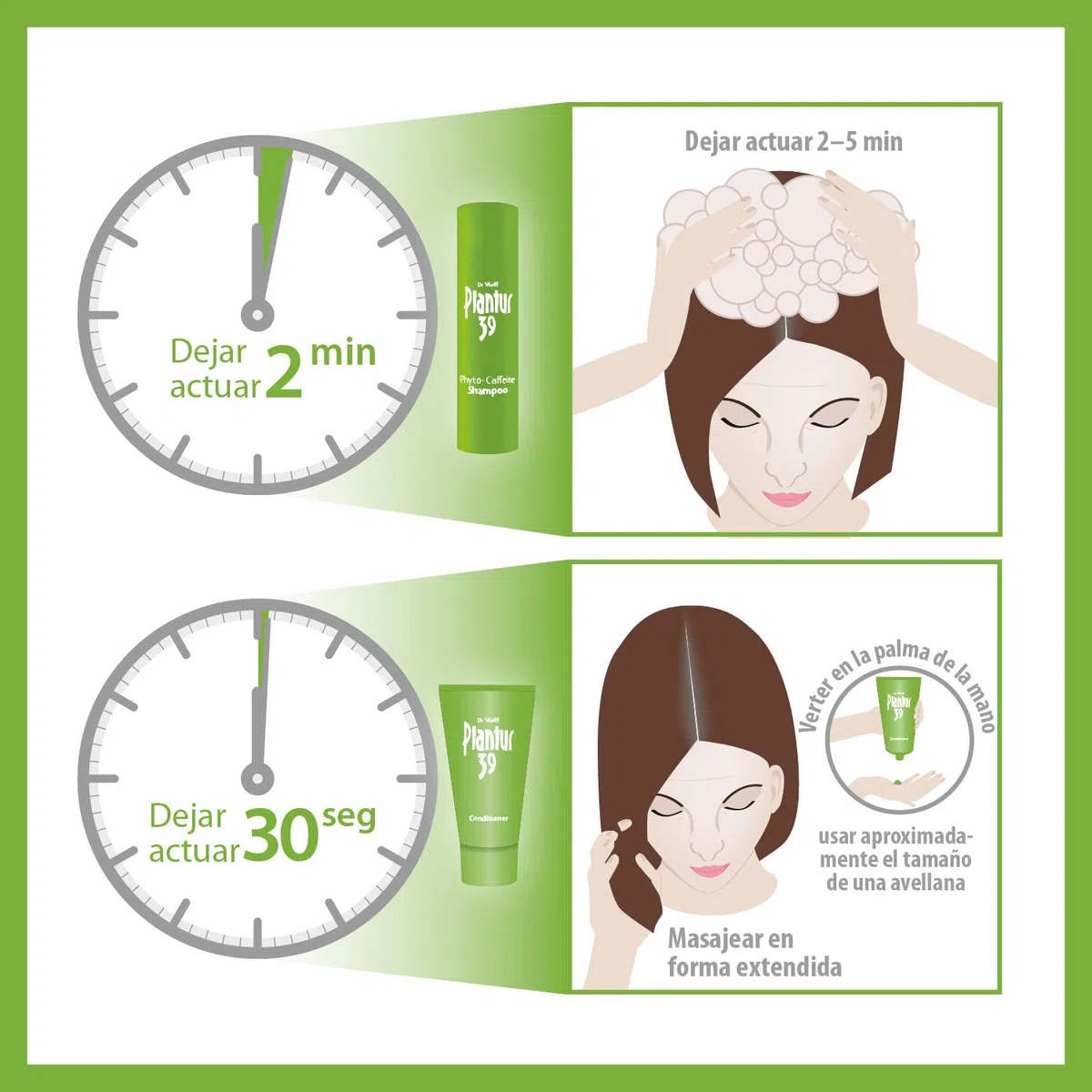 Plantur 39 Phyto Caffeine Shampoo y Conditioner I Champú Mujer con Cafeína 250 ml y Acondicionador 150 ml | Evita y Reduce la Anticaida Cabello | Para la Caida del Cabello Delgado y Frágil