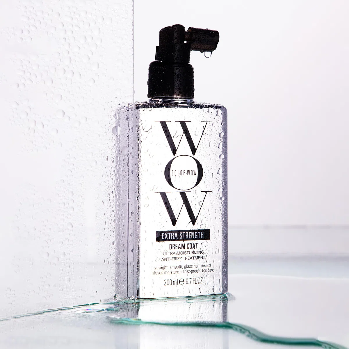 Color Wow Dream Coat Extra Strength - Spray antiencrespamiento y protección térmica hasta 3 lavados - Spray abrillantador para cabello liso y suave - Sin sulfatos, sin parabenos, cruelty-free - 200ml