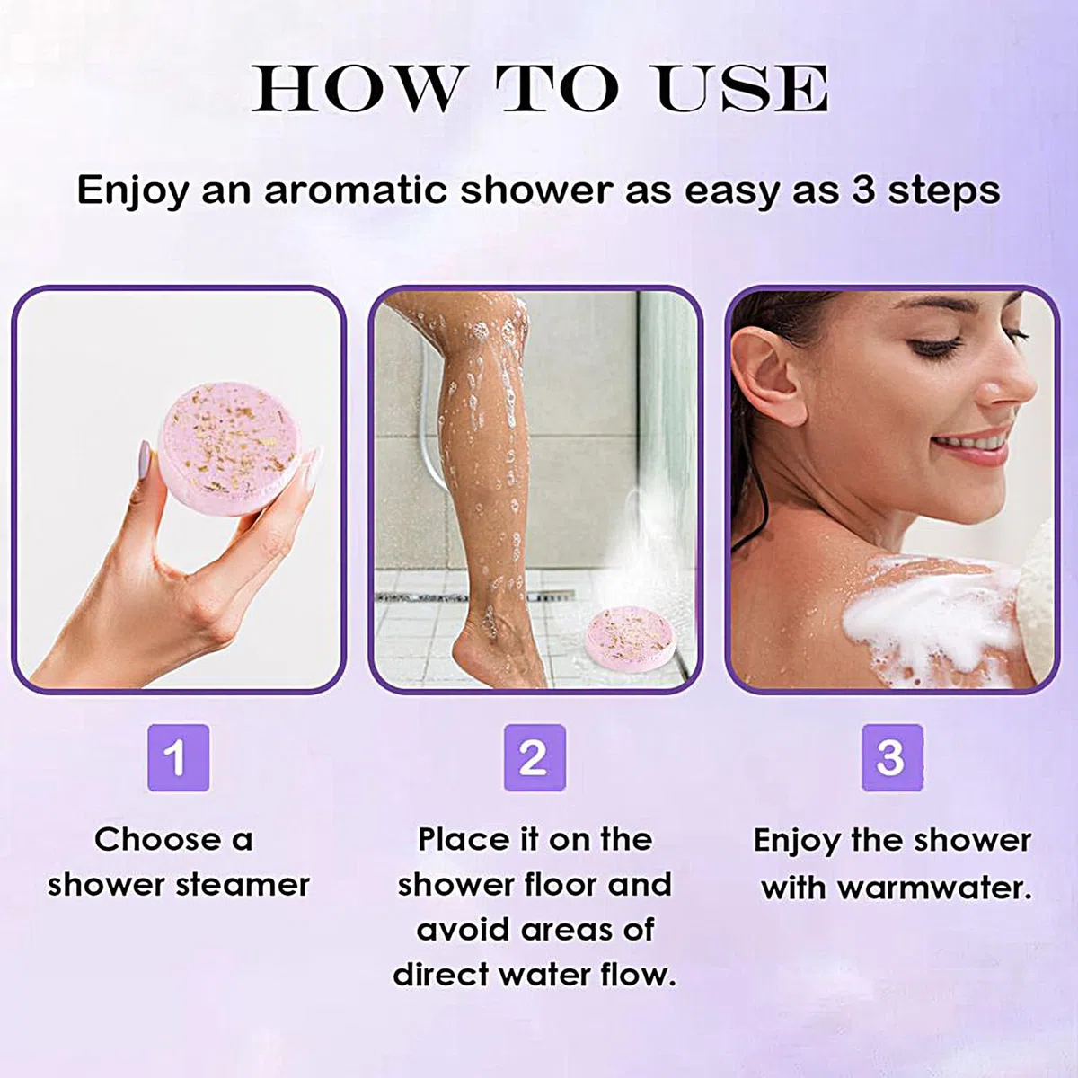 Vaporizadores de ducha para aromaterapia, 12 piezas, 4,8 cm en casa, ducha, fragancia relajante, uso en el baño, aromaterapia, bienestar, regalo