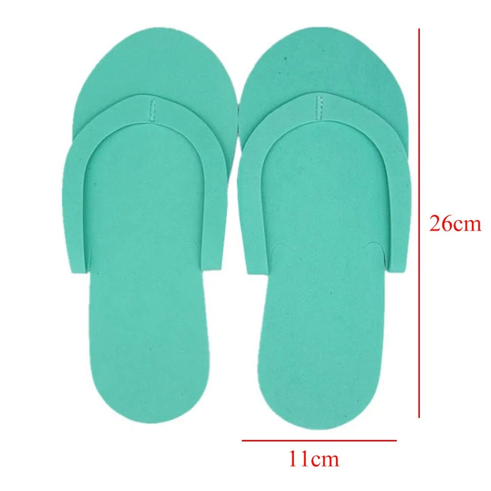 12 Pares Deslizables Zapatillas de Espuma Espuma pedicura Zapatilla para salón SPA pedicura Herramientas SPA pedicura Sandalias