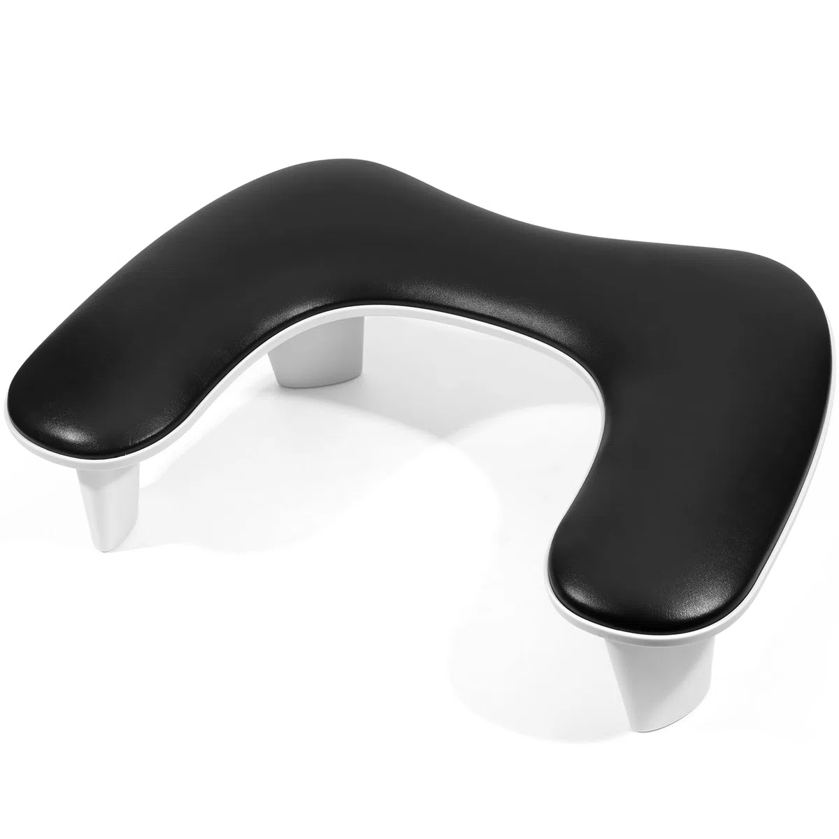 Deciniee Reposabrazos Manicura: En Forma de U Reposa Manos para Manicura - Apoya Manos Manicura para Mesa Manicura Profesional - Negro