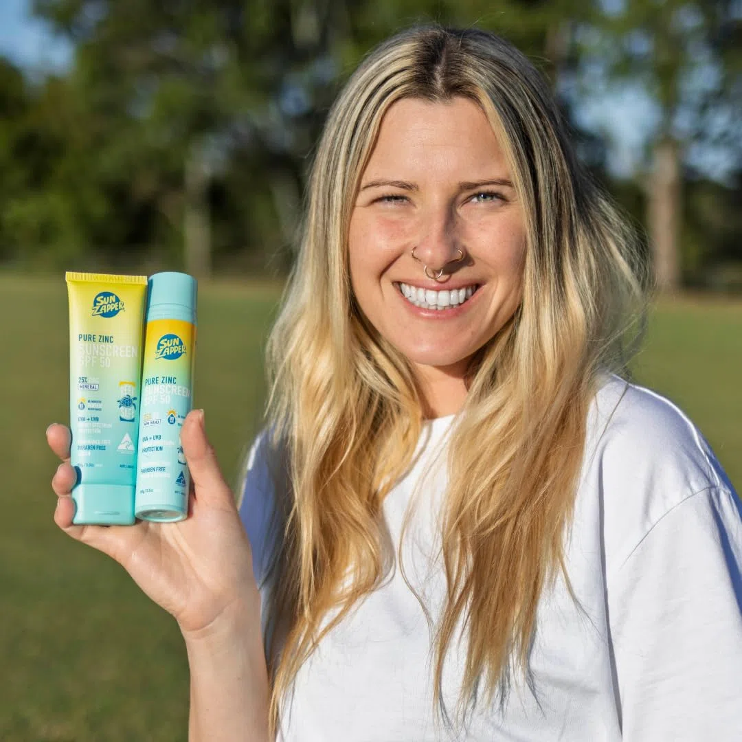 Sun Zapper Crema solar de zinc puro SPF 50 Protector solar de zinc mineral seguro para arrecifes