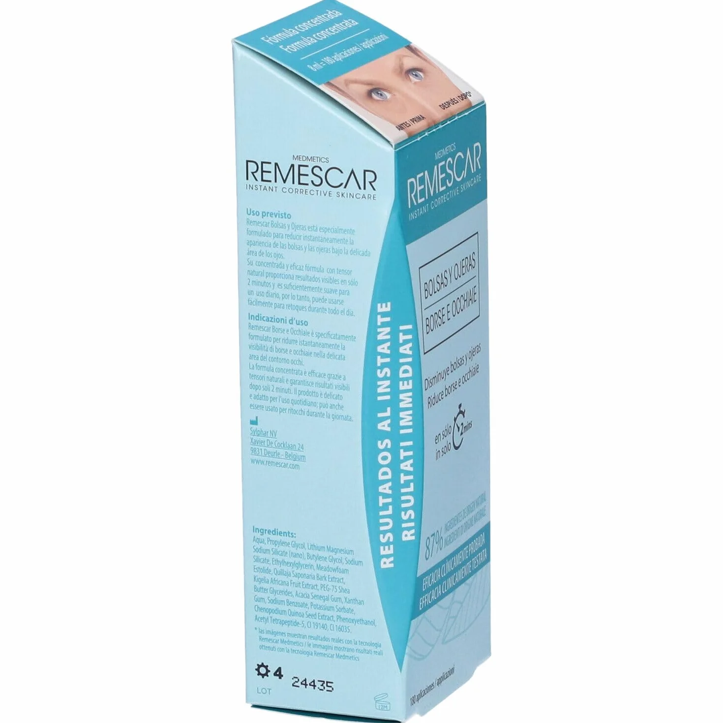Remescar Creme reduziert Tränensäcke & Augenringe, 8 ml Crema