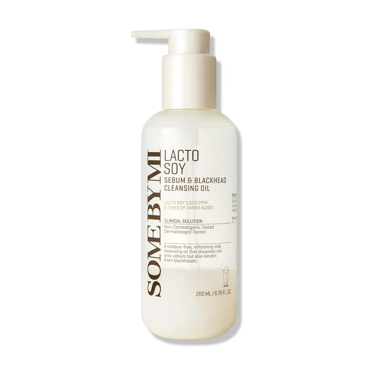Some By Mi Lacto - Aceite limpiador de semillas de soja y puntos negros, 200 ml