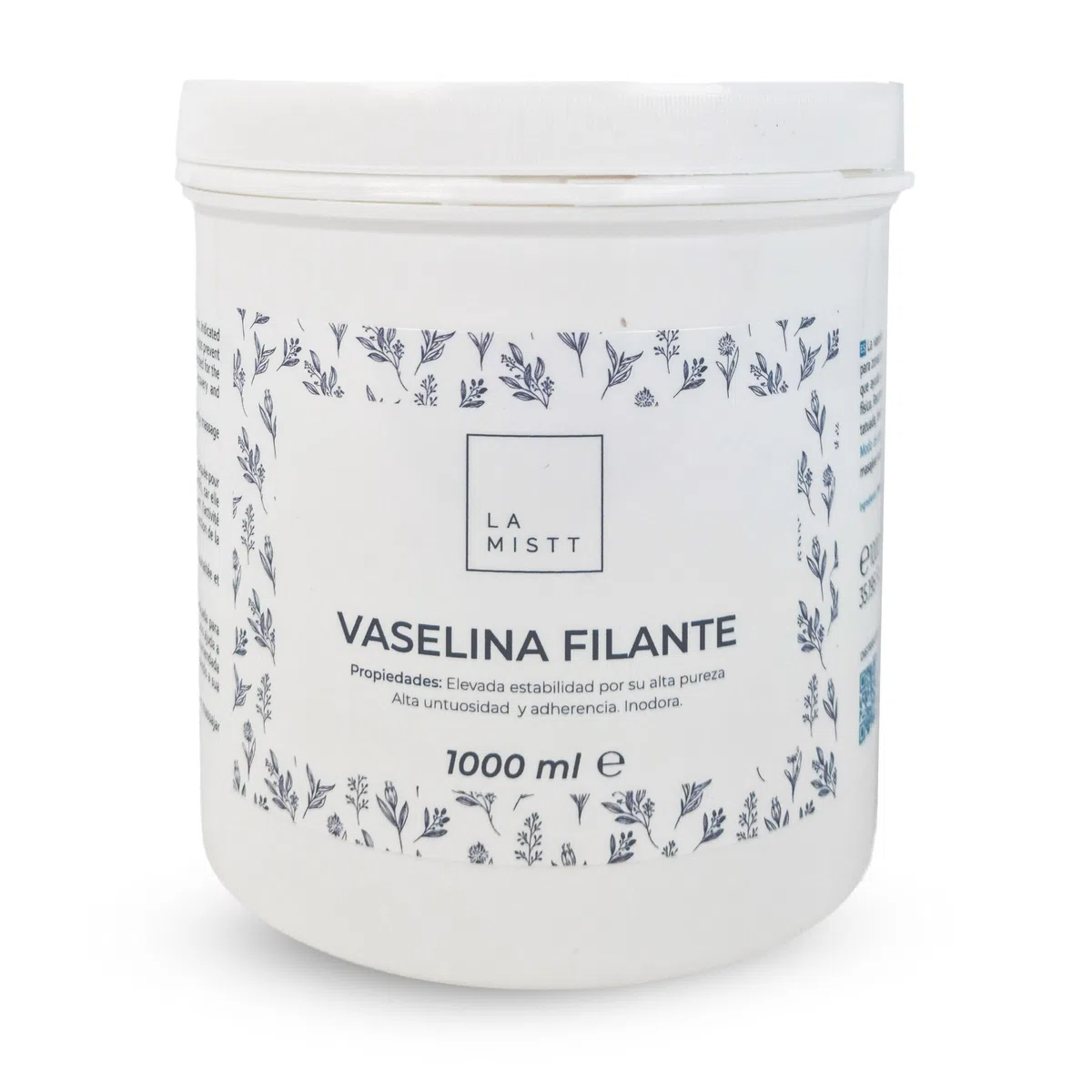 Vaselina Filante 1000 mL | Fórmula Mejorada Uso Dermatológico y Profesional | Vaselina Pura 1 Kg Cuidado de Tatuajes Vaselina Neutra